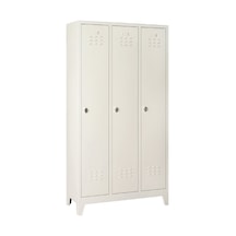 Jessan Ofis Eko 3'Lü Soyunma Dolabı Gri