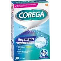 Corega Protez Beyazlatıcı Temizleyici 30 Tablet