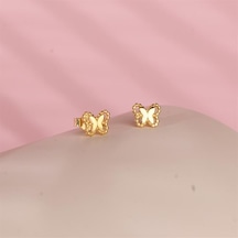 Goldkupe 14 Ayar Altın Kelebek Küpe 1,24 Gr-2186