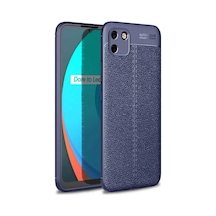 Realme C11 Uyumlu Kılıf Auto Focus Kapak - Lacivert