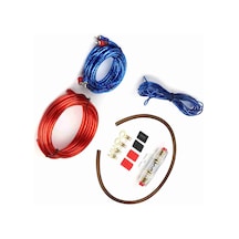 Lemestar Araç Ses Güçlendirici Bağlantı Seti - 60a Sigorta, Yüksek Kaliteli Bakır Alüminyum Tel, Düşük Sinyal Kaybı, Rca Ses Kablosu Dahil