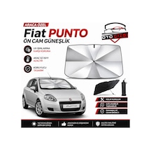 Fiat Punto Şemsiye Tip Ön Cam Güneşliği Katlanabilir Uv Korumalı Araç Cam Güneşlik