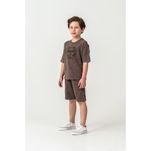 U.s. Polo Assn. Erkek Çocuk Kahverengi Bermuda Takım 5274-49829 Kahverengi