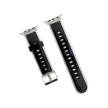 Movenchy Apple Watch 38mm Jelly Silikon Kordon - Siyah