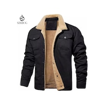 Erkek Sonbahar Günlük Ceketleri Siyah