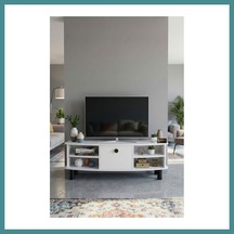 Trendexa Vienna Tv Sehpası Suntalam Beyaz 136x44 Cm Mac