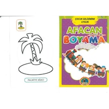 4e Boyama Kitabı Afacan 16 Sayfa Renkli Örnekli 9