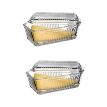 Paşabahçe Frigo Kapaklı Kahvaltılık Tereyağlık Peynirlik 2'li 072oa