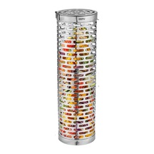 Tekerlekli Mangal Sepeti Deluxe Bbq 30,5 Cm Paslanmaz Çelik Izgara Sepeti, Katlanır Kapaklı, Sebze, Et Ve Karides İçin