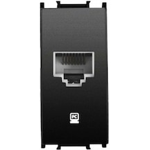 Viko Panasonic Thea Modüler Siyah Data İnternet Prizi Cat-6 E Alt+kapak 1m - Wvtt14054bl-tr