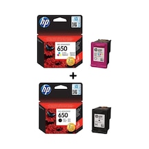 Hp 650 Siyah Ve Renkli Kartuş Seti Cz101ae, Cz102ae Deskjet Ink Advantage Serisi İle Uyumlu