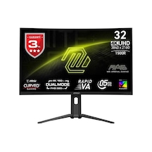 Msı 31.5" Va Mag 321cupdf 0.5ms 160hz Hdmı-dp Kavıslı Gamıng Monitör 3840x2160