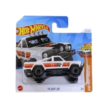 Hot Wheels '73 Jeep J10 - Hw Hot Trucks 1/64 Diecast Model Araba Çok Renkli