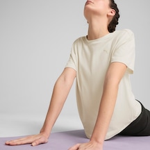 Puma Move Cloudspun Kadın Bol Kesim Tişört 526696 87 Beyaz
