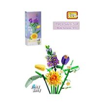 Vagonlife Loz Mini Eternal Flowers Lale Zambak Yapraklar Block Lego Yapı Oyuncağı 534 Parça Lz1672 Gko