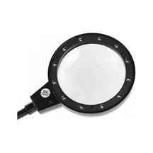 -12 Led Clipslı Işıklı Büyüteç,ışıklı Masa Lambası Çalışma Lambası