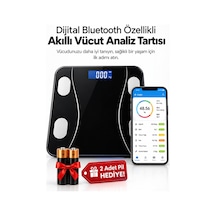 Repai Akıllı Baskül Vücut Analizli Yağ Su Kas BMI BMR Ölçer Dijital Tartı