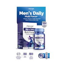 Maxigal Men's Daily Multi Force + Vitamin Mineral Ve Bitki Ekstreleri İçeren Takviye Edici Gıda 90 Tablet