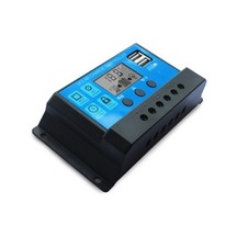 Pazly 100a Güneş Şarj Kontrol Cihazı, Usb Akıllı Batarya Regülatörü, Sokak Aydınlatma İçin Ayarlanabilir Lcd Ekran