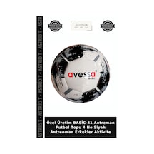 Özel Üretim Basic-41 Antreman Futbol Topu 4 No Siyah Antrenman Erkekler Aktivite