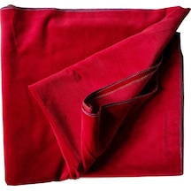 Okey Oyun Masa Örtüsü Kadife 140x140 Kırmızı