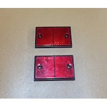Kırmızı Reflektör 5mm Vida Bağlantılı 2 Adet