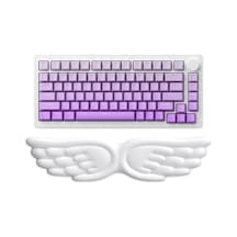 Kanat Şekilli Klavye Bilek Desteği Ergonomik Konforlu Memory Foam Kaymaz Taban Bilek Yastığı B
