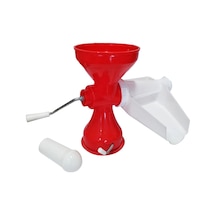 Plastik Süzgeçli - Hazneli Salça Makinesi Metal Kollu Ev Yapımı Firesiz Pratik Kullanım Brkt-312007 Bx40 Ahşap - Şeffaf