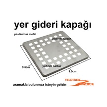 Yer Sifonu Süzgeci Kapak Küçük Boy Metal Paslanmaz Duş Süzgeci Ka