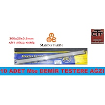 Demir Testere Ağzı-testere Lama Geniş-çift Ağız 10 Adet