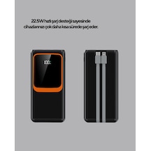 Powerbank 20000 Mah Yüksek Kapasiteli Ve 22.5w Hızlı Gldısptm - 75 Şarj Destekli siyah