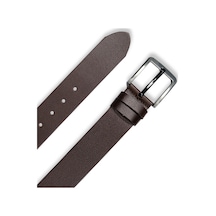 Mft Leather Hakiki Deri Erkek Kemer Düz Desen, 4,5 Cm, Koyu Kahve 7688 Koyu Kahve