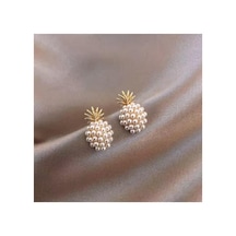 İncili Gold Ananas Küpe İnci Ananas - 637083631 İnci Ananas - 637083631 İnci Ananas