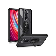 Xiaomi Redmi Note 8 Pro Kilif Standli Yüzüklü Mola Silikon Kapak 392711799