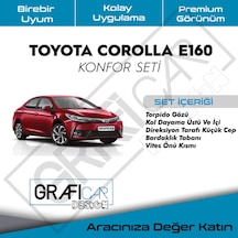 Toyota Uyumlu Corolla E160 Konfor Seti - Ses  Kumaş Kaplama Set