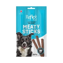 Reflex Plus Meaty Sticks Somonlu Köpek Ödül Çubuğu, 3x11gr, 30'lu Paket
