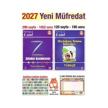 4. Sınıf 2027 Tüm Dersler Zoru Bankası Türkçe Okuduğunu Anlama Becerileri Seti Yeni Müfredat