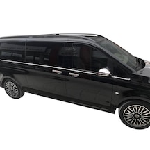 Mercedes Vito W447 Cam Çıtası Alt - Krom, Tek Sürgü, Uzun Şase 8 Parça 2014 Ve Sonrası