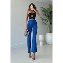 Ckm Moda Halka Tokalı Cut Out Top Bluz Siyah