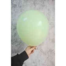 Makaron Açık Yeşil Balon 10 Adet - 12 Inc 30 Cm Parti Balonu A