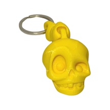 3d Kuru Kafa Anahtarlık - Sarı
