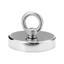 80Mm Neodyum Kurtarma Mıknatısı Yuvarlak Vidalı Pot Magnet - D80