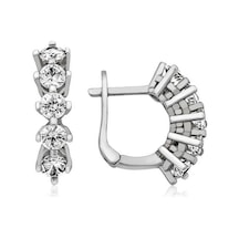 Himarry 925 Ayar Gümüş 5 Taş Küpe