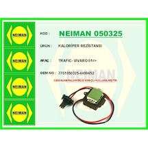 Bescher Kalorifer Rezistansı Trafıc- Vıvaro 01 Neıman 050325 7701050325 4409452