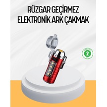 Çok Fonksiyonlu Elektrikli Çakmak El Feneri Özellikli Siyah