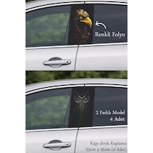 Göz Alıcı Tasarım Kapı Direk Folyo Sticker Etiket