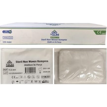 Tules Non-Woven Steril Yüksek Emici Kompres 30 x 80 CM 100'lü