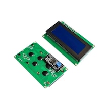 20x4 Lcd Ekran - I2c Lehimli Mavi Display