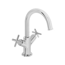 VitrA Origin Classic A42884 Çift Kumandalı Lavabo Bataryası Krom