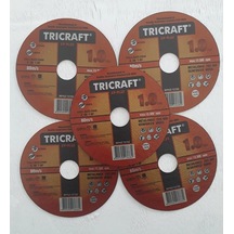Trıcraft Metal Kesici 5 Adet Inox Kesici Taş 115x1.0x22.2 Mm